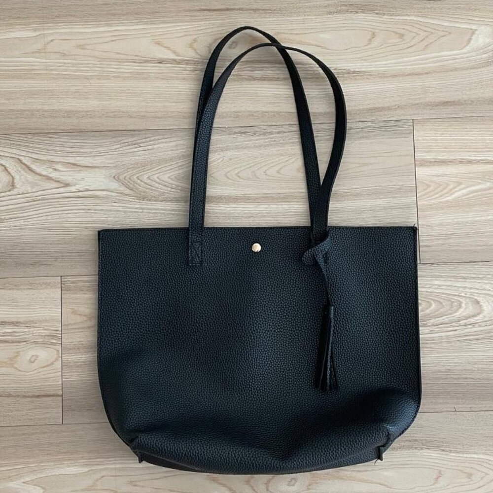 Dreubea Women's Soft Faux Leather Tote Shoulder Bag
